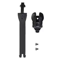 1 base, 1 spenne og 2 skruer - sort