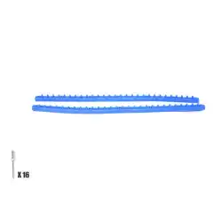 Fotstegslist  - Blå