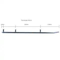 Total lengde 446mm, 28mm bolter