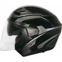 MC halvhjelm m/solvisir