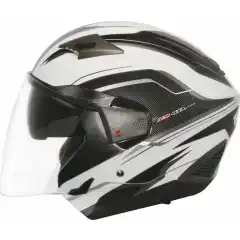 MC halvhjelm m/solvisir