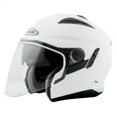 Tøff halvhjelm m/solvisir