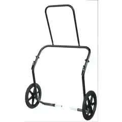 Snøscootertralle med store hjul