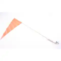Max 152cm, fjærende, orange, teleskopisk