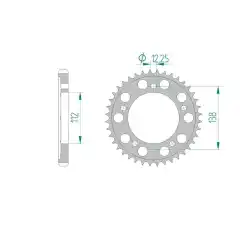 Bakdrev, Aluminium #530 H CBR 600 F