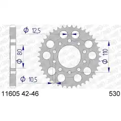 Bakdrev, Aluminium #530 CB/R 1000