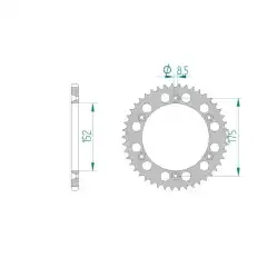 Bakdrev, Aluminium #520 S/C