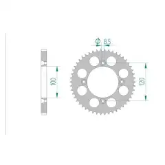 Bakdrev, Aluminium #428 S/C