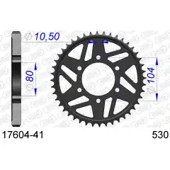 Bakdrev, Aluminium #530 ZXR 400/750