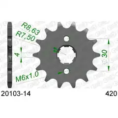 Afam Framdrev 420 14T