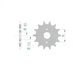 Afam Framdrev 520 13T