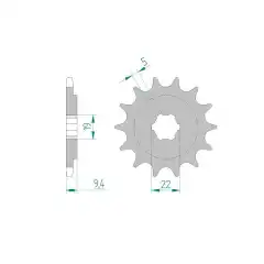 Afam Framdrev 520 14T