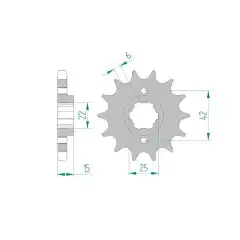 Afam Framdrev 530 16T