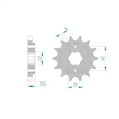 Afam Framdrev 530 15T