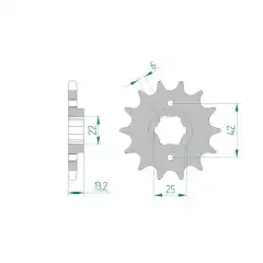 Afam Framdrev 525 16T
