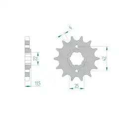 Afam Framdrev 530 15T