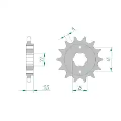 Afam Framdrev 525
