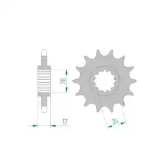 Afam Framdrev 525