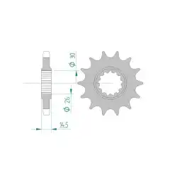 Afam Framdrev 630 15T