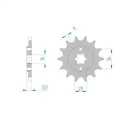 Afam Framdrev 520 12T