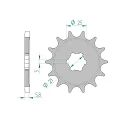 Afam Framdrev 525