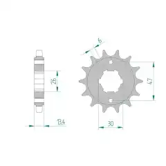 Afam Framdrev 630 16T