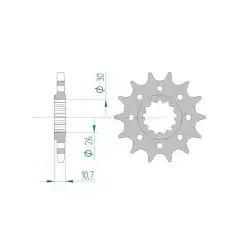 Afam Framdrev 525