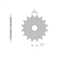 Afam Framdrev 525 16T