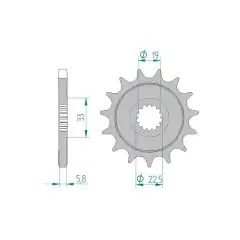Afam Framdrev 530 14T