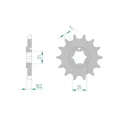 Afam Framdrev 525 15T