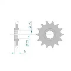 Afam Framdrev 525