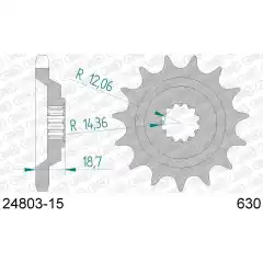 Afam Framdrev 630 15T