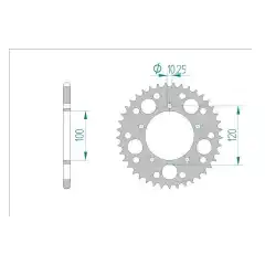 Bakdrev, Aluminium #520 RSV1000