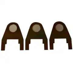 For å holde sliteknottene på plass