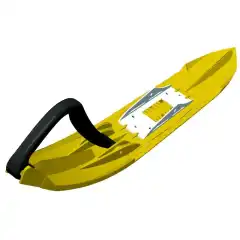 Gul kompositt ski til scooter