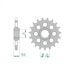 Afam Framdrev 525
