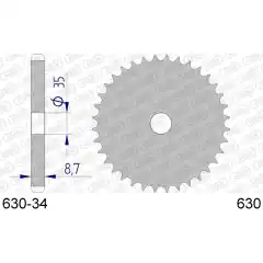 Bakdrev, Aluminium #630