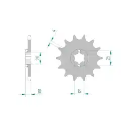 AFAM Framdrev 520