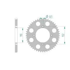 Bakdrev, Aluminium #428 S/C