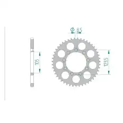 Bakdrev, Aluminium #520 S/C