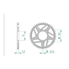 Bakdrev, Aluminium #520 R1 SP 06