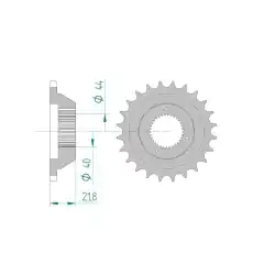 AFAM Countershaft Sprocket 520
