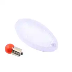 Med farget pære, leveres i par