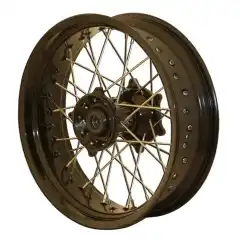 Sort Felg/Blått Nav