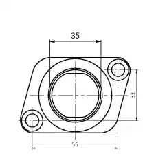 Forgasserflens- Polaris, 250/340