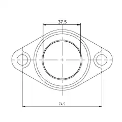 Forgasserflens- Polaris, 600