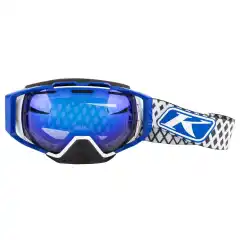 Tonet blått speil/klar linse