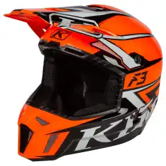 Crosshjelm i fiber, med snøscooterkit