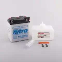 6 Volt, 6 Ah, 99x57x111, Syrepakke