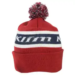 Tøff strikkelue med dusk